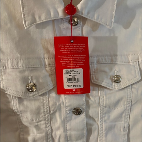 TRUE RELIGION LADIES JEAN JACKET. - Picture 2 of 6